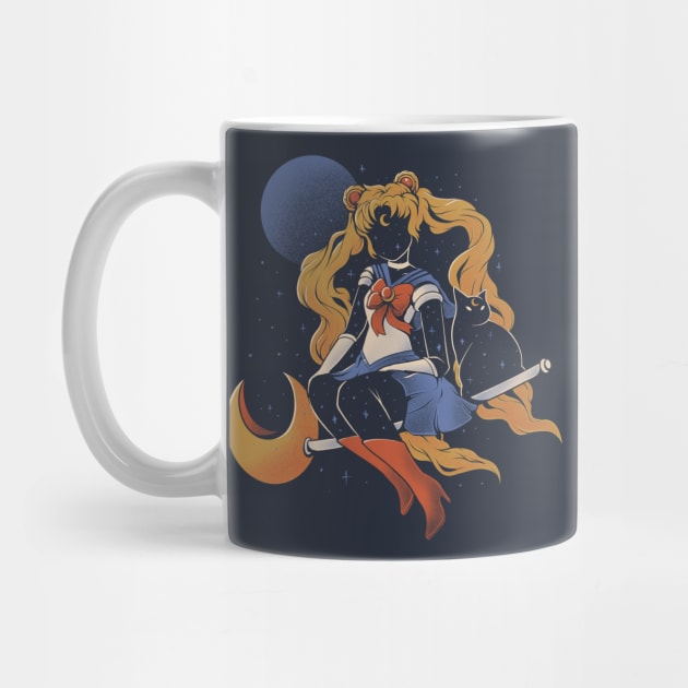 Cosmic Sailor - Cute Geek Anime Gift by eduely